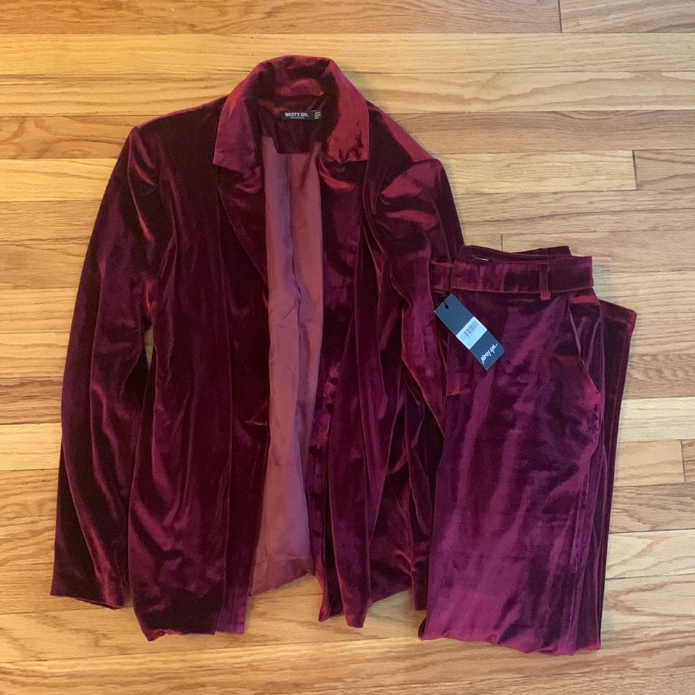 New Velvet Nasty Gal 2-piece set